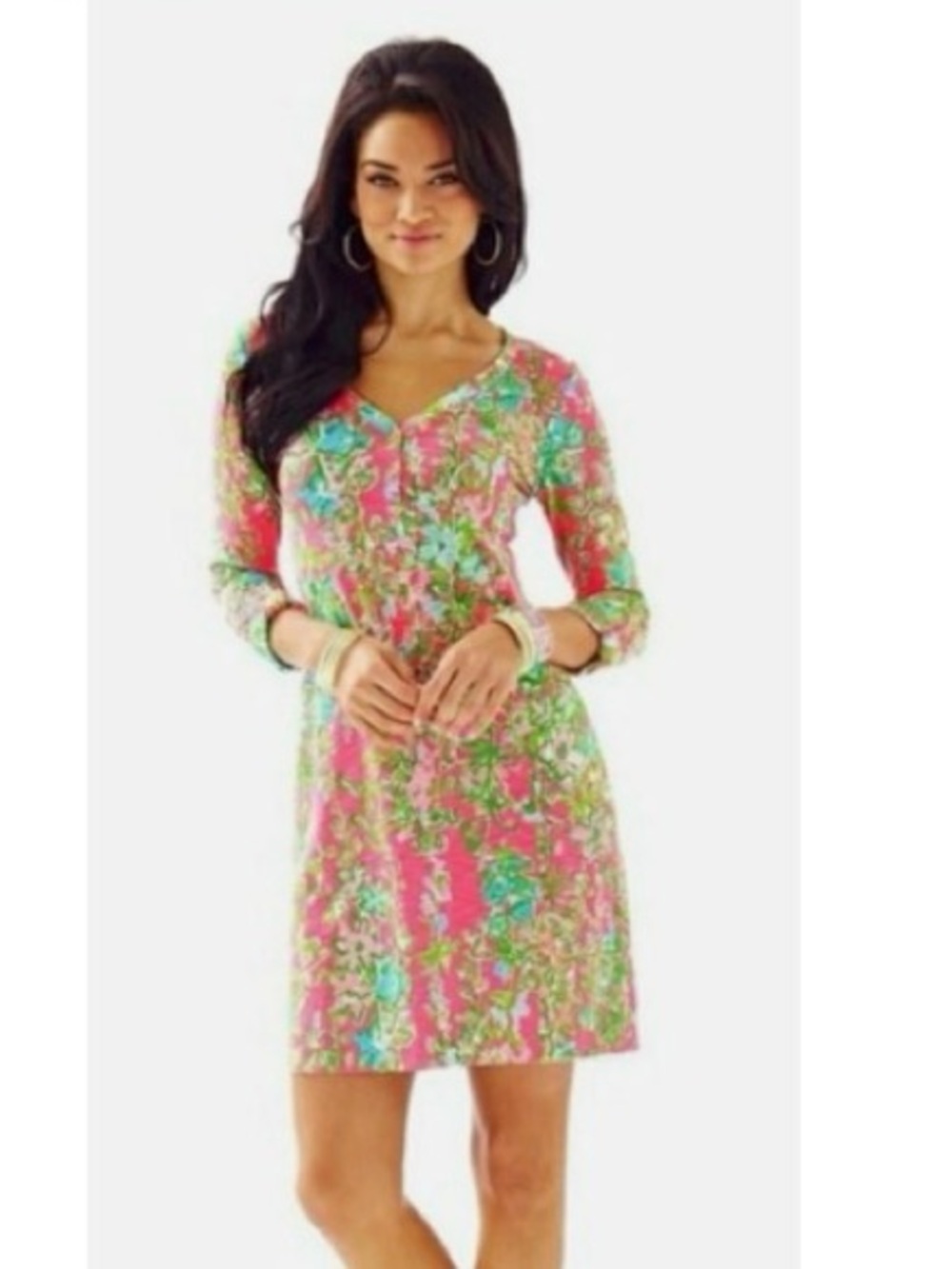 Lilly Pulitzer Palmetto Dress Flamingo Pink Southern Charm